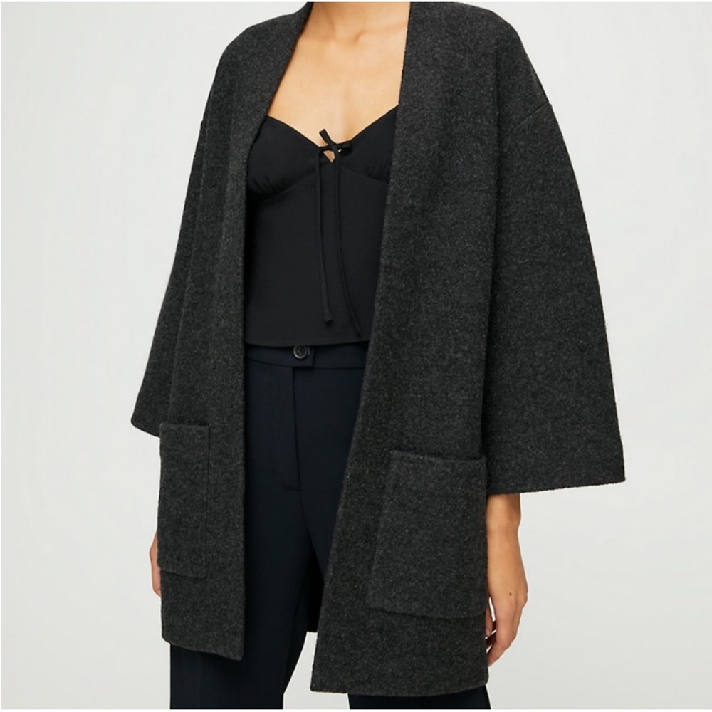Wilfred Aritzia Boiled Wool Cardigan
